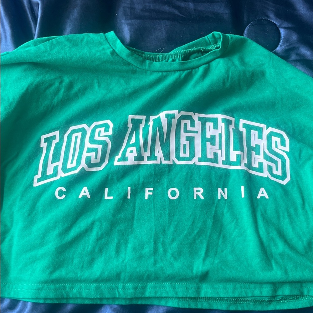 Green Los Angeles Kids T-Shirt